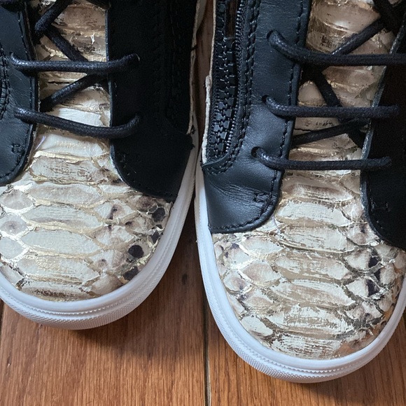 Giuseppe Zanotti Snake Skin Sneaker Wedges EUC - Picture 13 of 15